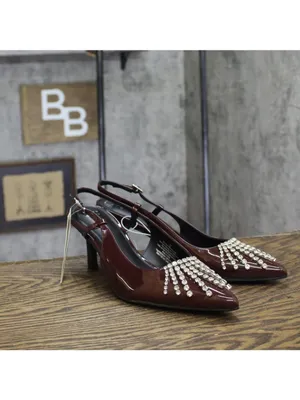NWT A New Day Serafina Rhinestone Strap Heels 94661786 Burgundy Red 9M thumbnail 2