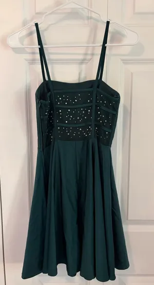 City Triangles Teal Homecoming Dress thumbnail 1
