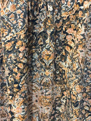 Maurices Gray & Orange Floral Dress - Size M thumbnail 3