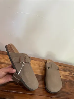 Genuine Suede Clogs by Qomfort Unisex Size 44 Women’s Size 11.5-12 Men’s 10-10.5 thumbnail 2