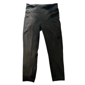 Lululemon Time To‎ Sweat Crop *23" Dark Olive Size 8 thumbnail 3
