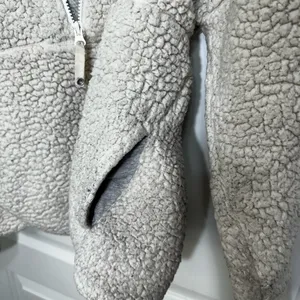 Prana Permafrost Half Zip Sherpa High Pile Hoodie Lined Jacket Size Med 23”P2P thumbnail 5