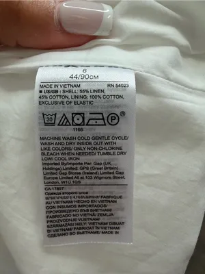 NWT! Banana Republic White Linen Cotton Blend Button-Front Dress Size 6 thumbnail 6