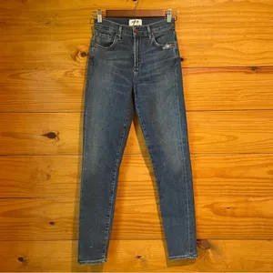 AGOLDE Sophie Mid Rise Ankle Skinny Jeans in Tame 25 thumbnail 2