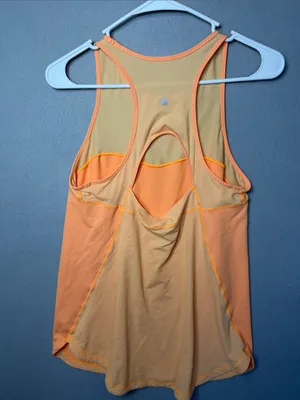 lululemon athletica Peach and Orange Racerback Tank thumbnail 2