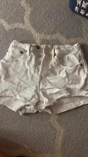 White Levi’s Shorts 501 Jean Women’s thumbnail 5