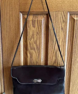 Vintage Purse With Mirror Clutch~Gold hardware~70’s Retro~Rome On Snap thumbnail 2