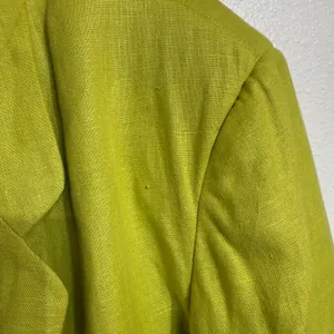 David N Lime Green Vintage Linen Blend Blazer Jacket Sz 20 thumbnail 6