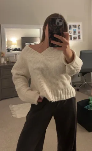 PacSun Cream Sweater thumbnail 1