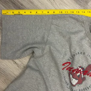Vintage 2005 Lee Sport Gray Cleveland Indians MLB Logo Women's T-Shirt Size M thumbnail 10