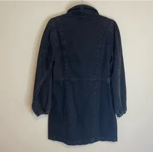 Free People Mia denim mini dress Sz L thumbnail 5