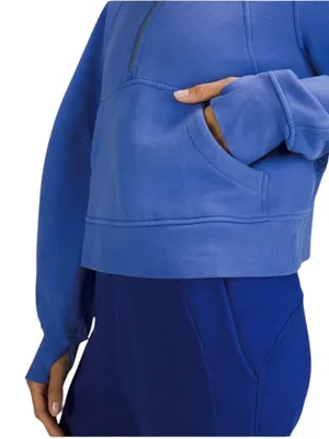 Lululemon Scuba Oversized Half-Zip Hoodie Purple Size XS/S thumbnail 3