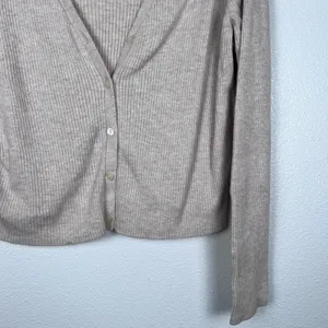 Old Navy Women's Long Sleeve Button Front Cardigan Sz XL‎ Cream thumbnail 4