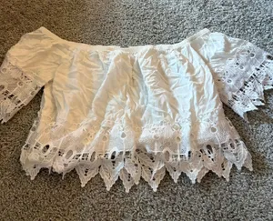Charlotte Russe Off the Shoulder Top thumbnail 1