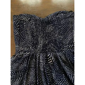devlin Dress Size Small Strapless Blue White Quilted Smocked Mini from Nordstrom thumbnail 6