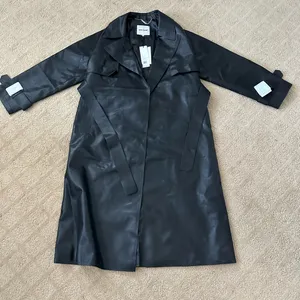 Each Other vegan leather trench coat Black Size M thumbnail 1