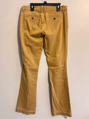 Abercrombie & Fitch Perfect Stretch Flare Chino Pants Tan Size 4R thumbnail 3