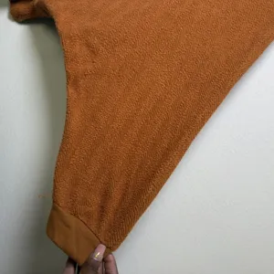Bucket List Women 100% Cotton Shacket Shirt Jacket Small Brown‎ Raw Hem Boho thumbnail 2