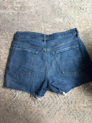 Old Navy Jean Shorts High-Rise Straight OG thumbnail 3