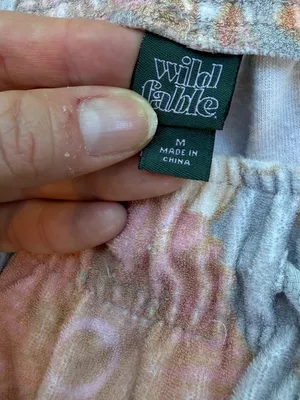 WILD FABLE Floral Terry Cloth Pull On Shorts Drawstring Size Medium (small) thumbnail 8