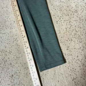 Vuori Ribbed High Rise Leggings Womens Medium Green VW442 Activewear Yoga Pants thumbnail 5