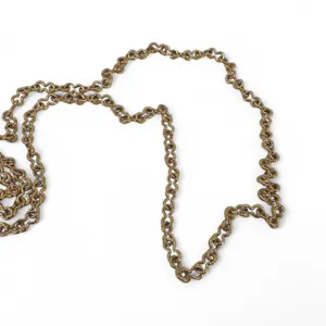 Monet Gold Tone Peanut Chain Necklace 29 Inch Vintage thumbnail 7