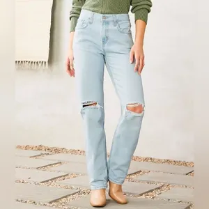 Levi's Low Pro Women's Jeans in Charlie Won Light Wash Distressed Size 29 thumbnail 11