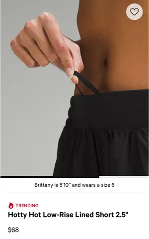 Lululemon Hotty Hot Low-Rise 2.5" Shorts thumbnail 8
