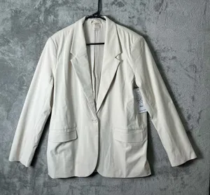 Rhone Commuter Boyfriend Blazer Light Sand Size XL‎ Flex Knit UPF 50+ NEW thumbnail 1