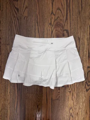 White lulu lemon skirt thumbnail 2
