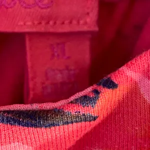 Fresh Produce Pink Floral Tropical Midi Dress XL Smocked Back 21937 Made in‎ USA thumbnail 6