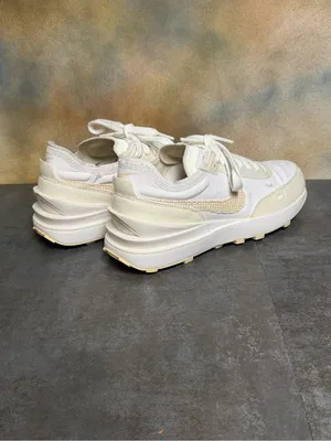 Nike Waffle One Essentials Women Sneakers DM7604-100 Summit White Fossil Sz 8.5 thumbnail 10