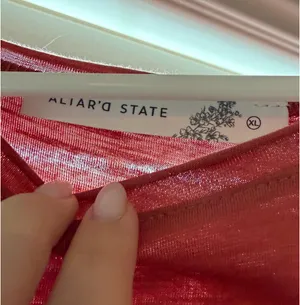 Altar'd State Tiered Top Burnt Orange/Coral thumbnail 3