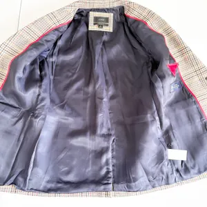 J. Crew Womens Sommerset Glen Plaid English Wool Dark Academia Blazer‎ Size 2 thumbnail 5