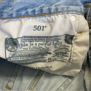 Levi’s 501 Cutoff Denim Jean Shorts Size 29 thumbnail 6