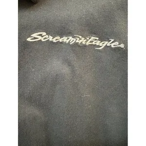 Harley Davidson Screamin Eagle Grey Corduroy Rhinestone Snap Front Shirt thumbnail 3