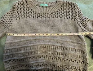 Karlie light purple cropped sweater size L thumbnail 4