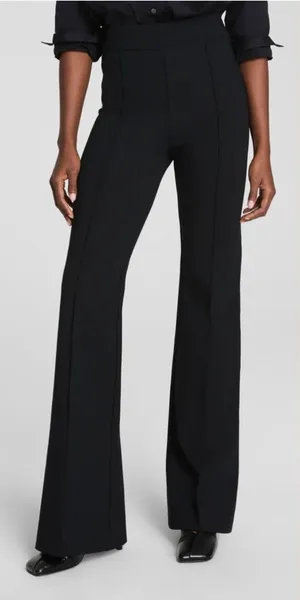 SPANX Perfect Fit Ponte Flare Pull On Pants in Black Women’s Small 20252R thumbnail 1