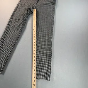 Zara Women Black White Gingham Check Slim Fit Ankle Pants Size Small S 26 thumbnail 2