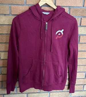 Peloton Ultimate Fleece Lined Full Zip Hoodie Women’s Size Medium Logo Active thumbnail 1