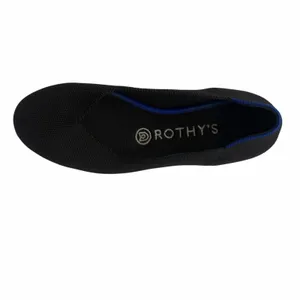 Rothy’s The Flat Black Round Toe Slip On Size 6 Knit Comfort Classic‎ Washable thumbnail 11
