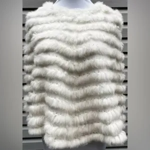 Lucidity Rabbitskin Poncho White Size undefined thumbnail 5