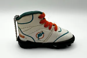 Miami Dolphins Vintage Sneaker Shoe Boot Key Chain Keychain NFL Collectors thumbnail 3