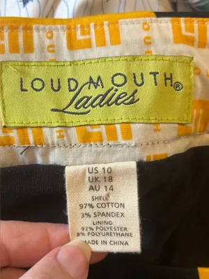 Loudmouth Golf Disco Balls skort sz 10 thumbnail 3