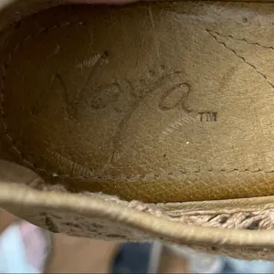 Naya Leather‎ Lace Up Flats Tan Size 7 thumbnail 5