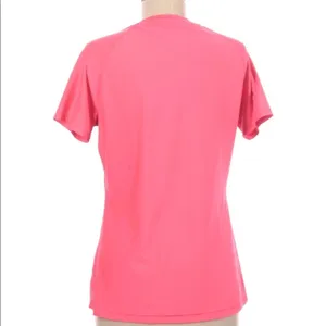 Under Armour medium pink fitted heat-gear gym top thumbnail 2