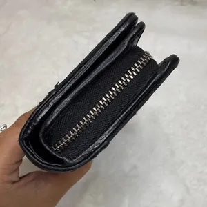 COACH Black Signature Canvas Wallet thumbnail 4