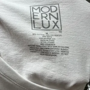 Smile More white Croptop with pink letters Medium thumbnail 8