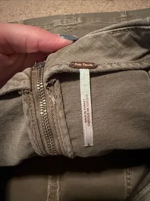 Free People Khaki Green Skirt thumbnail 3