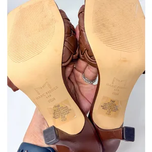NWOT Marc Fisher Women's Draya Braided Mule Sandals Brown Size 7.5 thumbnail 9